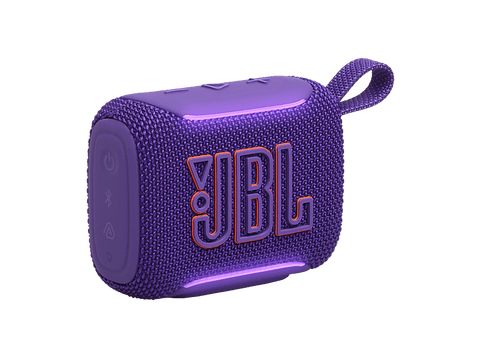 Altavoz bluetooth - JBL Go 5, 4.8 W, Bluetooth, Autonomía 10 horas, Iluminación ambiental, IP68, Morado