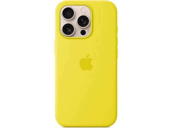 Apple Funda de silicona con MagSafe para iPhone 16 Pro, Amarillo carambola
