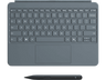Teclado  - Microsoft Surface Pro 12", Conexión Magnética, Retroiluminación, Incluye Pen, Ocean