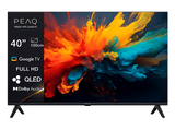 TV QLED 40 - PEAQ PTV 40GQF-5026T, Full-HD, Google TV, DVB-T2/C/S/S2, HDR, VESA de 200 x 200 mm, Negro
