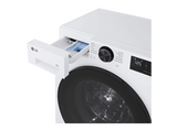 Lavadora carga frontal - LG F2X50S8TLB, 8 kg, 1200 rpm, 12 programas, AI Wash™, TurboWash™ 360°, Clase A-30%, Blanco
