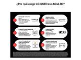 TV QNED MiniLED 75 - LG 75QNED93A6A, UHD 4K, Procesador Inteligente α8 AI Processor 4K Gen2, Smart TV, DVB-T2 (H.265), Negro