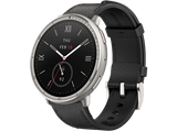 Smartwatch - Amazfit Active 2 Round Premium, 1.32 AMOLED, NFC, Entrenamiento con IA, BioTracker, Acero inoxidable, Negro