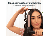 Rizador - Cecotec SurfCare MultiWaves, 5 cabezales, 140 a 200 ºC, Estuche, Guante térmico, Pinzas, Negro