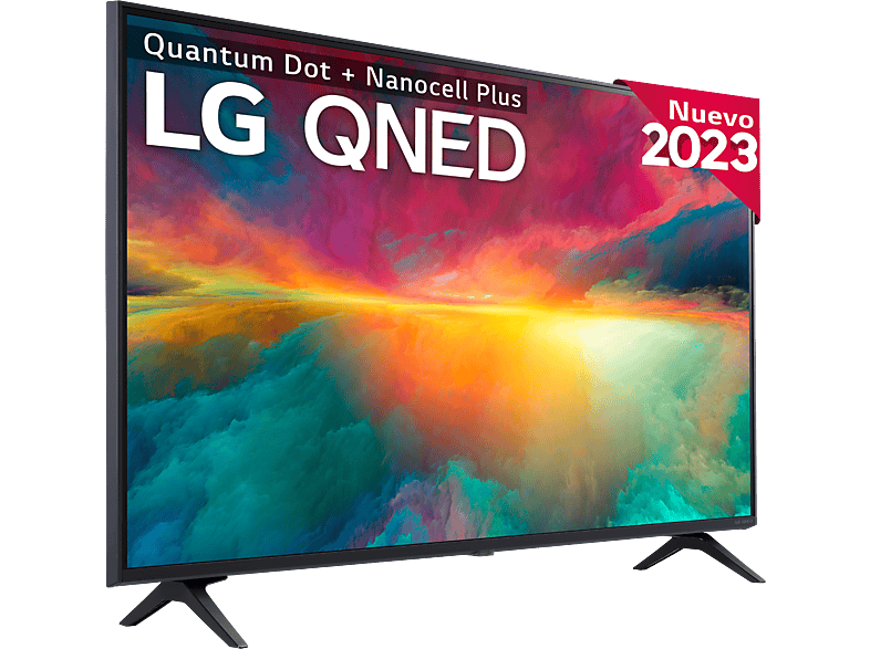 TV QNED 50 - LG 43QNED756RA, UHD 4K, Procesador Inteligente α5  4K Gen6, Smart TV, Azul ceniza