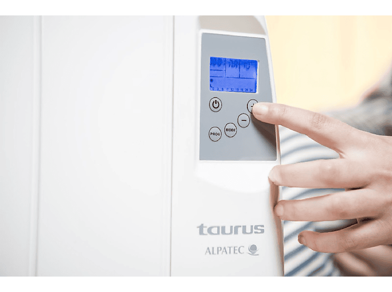Emisor térmico - Taurus Malbork 1500, 2 modos, 1500 W, Programable, Temperatura ajustable