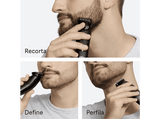 Barbero - Braun Series 5 BT5560, 8 accesorios para barba, 40 ajustes de longitud, Bloqueo de precisión, Wet&Dry, Negro