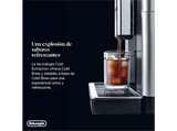 Cafetera superautomática - De'Longhi PrimaDonna Aromatic ECAM630.55.SSM, 1450 W, 19 bar, 0.5 l, Molinillo integrado, Plateado/Acero inoxidable