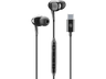 Auriculares - Music Sound Arms, Control remoto, Micrófono integrado, USB-C, Negro