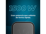 Calefactor - Cecotec ReadyWarm 1500 Max Ceramic Black, 1500 W, 3 modos, 15 m², Termostato regulable, Ligero, Black
