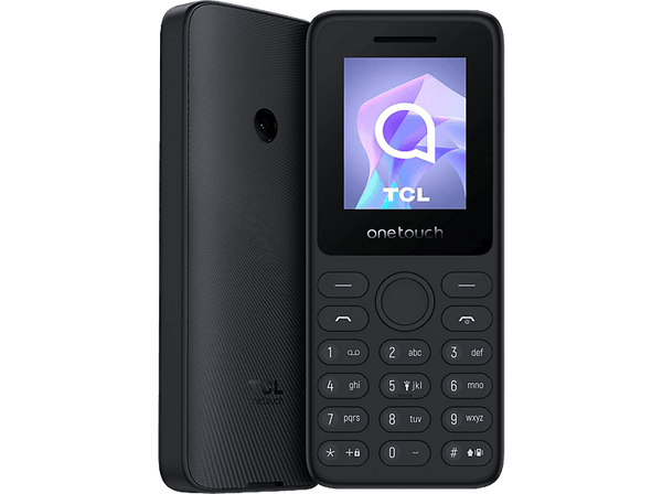 Móvil - TCL 4021, Dark Night Grey, 1.8" QQVGA, 4 MB + 4 MB, 1030 mAh, Dual SIM, Radio FM, Bluetooth