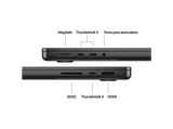 Apple MacBook Pro (2025) 14,2, Chip M5, CPU de 10 núcleos, GPU de 10 núcleos, 16 GB RAM, 1 TB SSD, Negro
