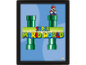 Póster 3D - Sherwood Super Mario World - Tuberías, Enmarcado, Licencia oficial Super Mario