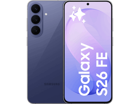 Móvil - Samsung Galaxy S26 FE, Índigo, 128GB, 8GB RAM, 6.7