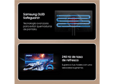 Monitor gaming - Samsung LS27FG812SUXEN, 27  OLED 4K, 240 Hz, 0.03 ms, FreeSync Premium Pro, Altura ajustable, Plata