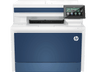 Impresora multifunción - HP Laserjet Pro 4302fdw, Láser a color, Fax, Wi-Fi, Impresión automática a dos caras, Azul, Blanco