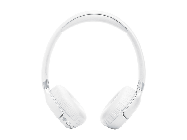 Auriculares inalámbricos - JBL Tune 680NC, Autonomía 76 h, Diadema, Bluetooth, Cancelación de ruido adaptativa con Smart Ambient, Plegables, Blanco