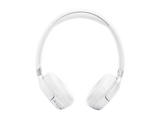 Auriculares inalámbricos - JBL Tune 680NC, Autonomía 76 h, Diadema, Bluetooth, Cancelación de ruido adaptativa con Smart Ambient, Plegables, Blanco