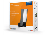 Cámara de vigilancia IP - Netatmo NOC01-EU, Exterior, WIFI, Foco integrado, Infrarrojos, Control por Smartphone, Negro