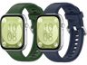 Pack Correas - Friendly License FRSWB103, Silicona, Compatible con Huawei Watch Fit 3, Verde y Azul
