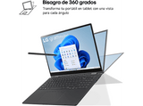 Convertible 2 en 1 - LG 16T90SP-K.AA75B, 16, WQXGA+, Intel® Evo™ Edition Core™ Ultra 7-155H, 16 GB RAM, 512 GB SSD, W11, Negro Obsidiana