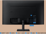 Monitor - Samsung Smart M7 LS32DM700UUXEN, 32, UHD 4K, 4ms, 60Hz, WiFi, Bluetooth, Negro