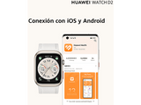 Smartwatch - Huawei Watch D2, 1.82 AMOLED, Monitorización Presión Arterial, 6 días Batería, Compatible iOS/Android, Asistencia Sanitaria, Negro