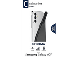 Funda móvil - CellularLine Chroma, Samsung, Galaxy A37, Negro