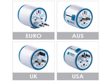 Adaptador Mundial Clavija electrica- Travel Blue 260 Todo en uno