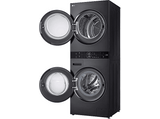 Lavadora secadora - LG WT1210BBF, 12/10 kg, WashTower™, TurboWash™,  Inox grafito