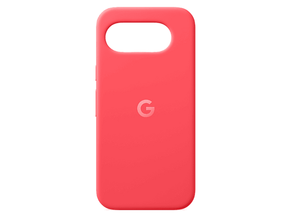 Funda móvil - Google Pixel 10a, Silicona y policarbonato, Frambuesa