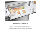 Frigorífico combi - Haier HTW7620ANMG 3D 60 Series 7 Pro, No Frost, 205 cm, 414 l, Wi-Fi, Cajones Direct Access, Inox