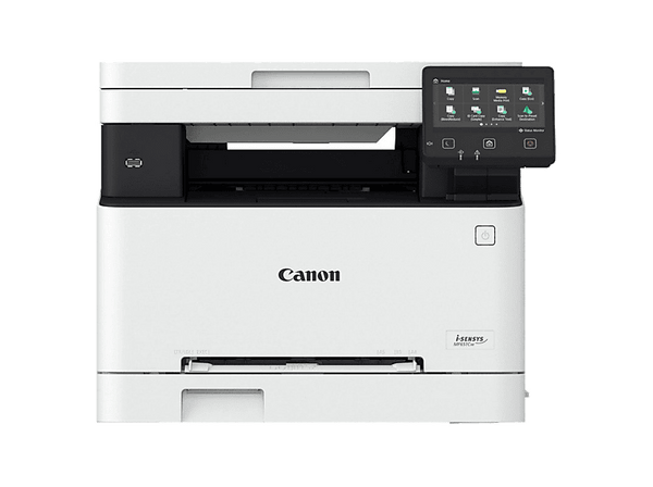 Impresora multifunción láser - Canon i-SENSYS MF651Cw, Color, Pantalla LCD táctil en color de 12,7 cm, 18 ppm, Blanco