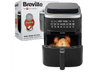 Freidora de aire - Breville VDF133X-01, 1700W, 7 l, Con depósito de agua de 1.4 l, Negro