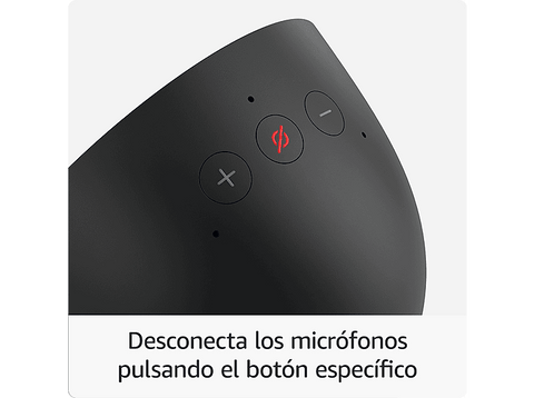 Reloj despertador inteligente - Amazon Echo Spot (modelo 2024), Sonido de calidad y Alexa, Negro