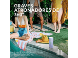 Altavoz inalámbrico - Ultimate Ears Megaboom 4, Bluetooth, Sonido 360°, 81/91 dBC, Certificación IP67, Emparejable, PartyUp, 20hs batería, Lila