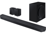 Barra de sonido - Samsung HW-Q990C/ZF, Bluetooth, Dolby Atmos inalámbrico, 41W, 11.1.4 canales, Compatible con asistentes de voz, WiFi, Negro