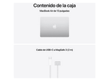 Apple MacBook Air (2026) 13.6 Retina, Chip M5 Apple, CPU de 10 núcleos, GPU de 8 núcleos, 16GB RAM, 512GB SSD, Plata, Sin cargador