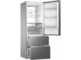 Frigorífico combi - Haier 3D 70 Series 7 HTW7720DNMP, No Frost, 200.6 cm, 486 l, Direct Access, Wi-Fi, Inox