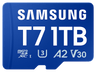 Tarjeta Micro SDXC - Samsung T7 MB-MB1T0T, 1 TB, Lectura hasta 170 MB/s, UHS Clase 3, A2, V30, Azul