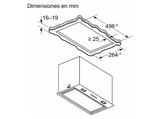 Campana grupo filtrante - Bosch DLN56AC50, 4 potencias, 645 m³/h, 52 cm, Acero inoxidable