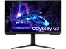 Monitor gaming - Samsung Odyssey G3 LS27DG304EUXEN , 27 " Full-HD, 180 Hz, 1 ms, IPS, Ajustable altura, Negro