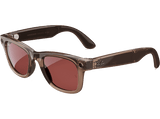 Gafas IA - Ray-Ban Meta, Wayfarer, Blanco piedra, Transitions® Transparente, Rojo Sandía