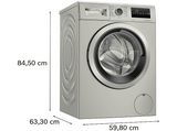 Lavadora carga frontal - BOSCH WAN2820XEP, 9 kg, 11 programas, Inox