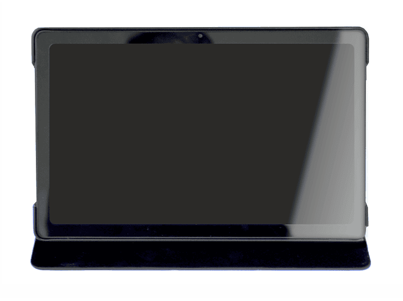 Funda tablet - Silver HT Samsung A9+, Para 11, Poliuretano y Microfibra, Antideslizante, Negro