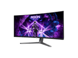 Monitor gaming - AOC AG346UCD, 34  WQHD, 175 Hz, 0.03 ms GtG, OLED, Curvo, Adaptive Sync, VESA Certified DisplayHDR™ True Black 400