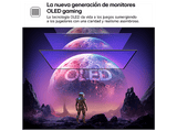 Monitor gaming - LG UltraGear™ 32GX850A-B, 32 UHD 4K, 165 Hz, 0.03 ms, OLED, 2x HDMI, 1x USB-C, Morado Grisáceo