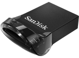 Memoria USB 256 GB - SanDisk Ultra Fit, USB 3.2, Hasta 400MB/s, Compacta, Protección por contraseña, Negro