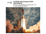 TV OLED 55 - LG OLED55C55LA, OLED 4K, Procesador Inteligente α9 AI Processor 4K Gen8, Smart TV, DVB-T2 (H.265), Negro