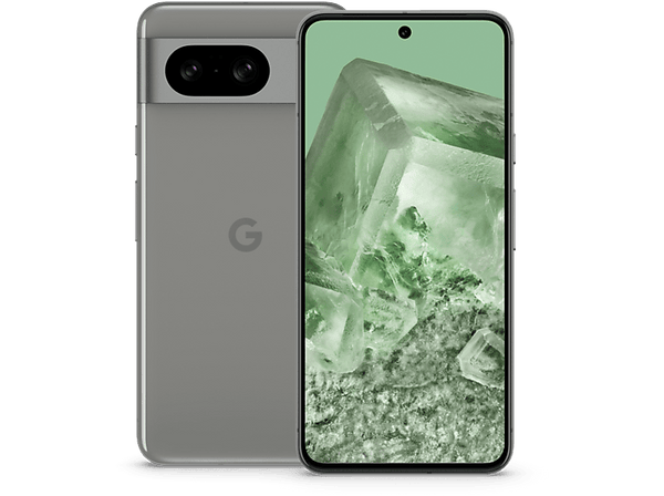 Móvil - Google Pixel 8, Verde liquen, 128 GB, 8 GB RAM, 6.2 " OLED Full HD+, Google Tensor G3, 4.575 mAh, Android